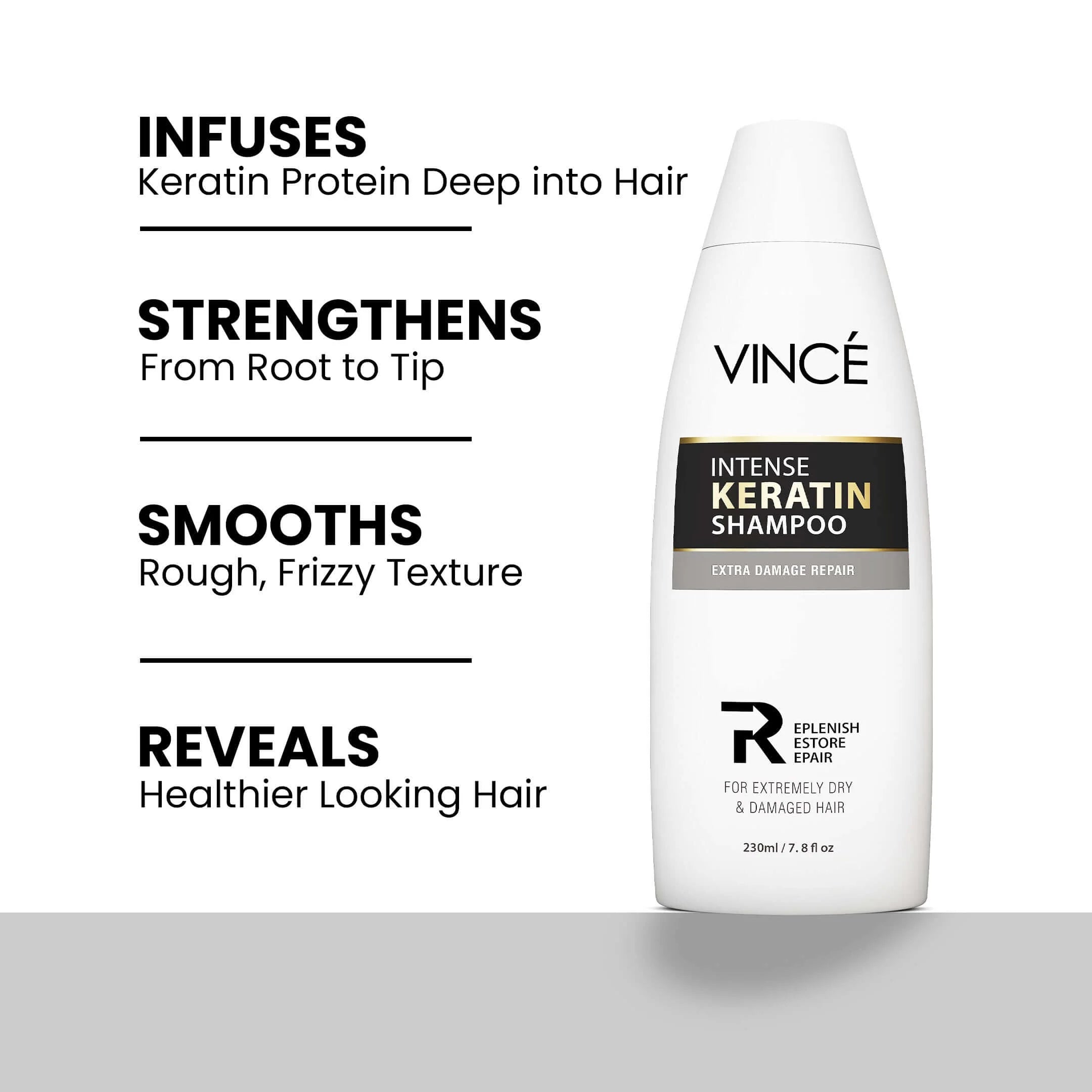 VINCE Intense Keratin Shampoo - 460ml