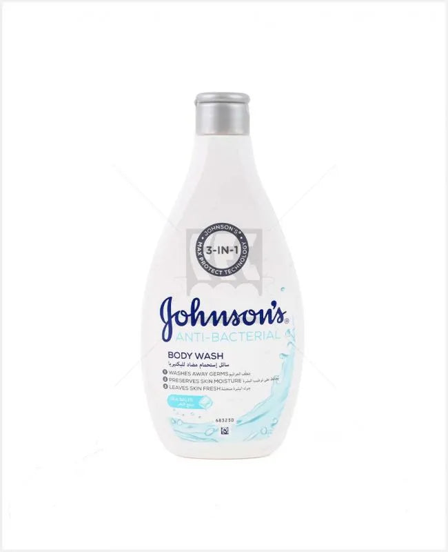 JOHNSON'S Anti-Bacterial Body Wash Sea Salt - 400ml