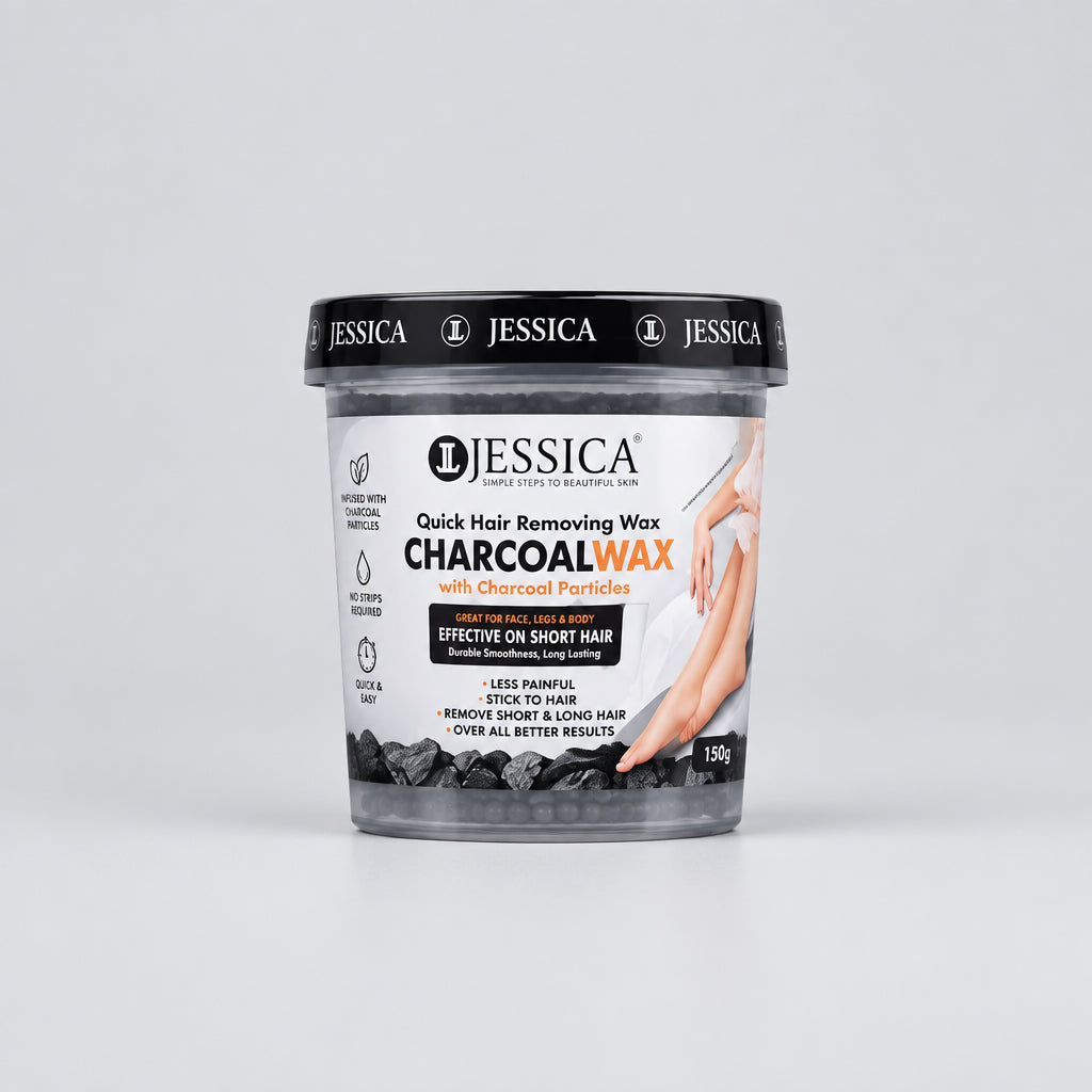 Jessica Quick Hair Removing Wax Charcoal Wax - 150g