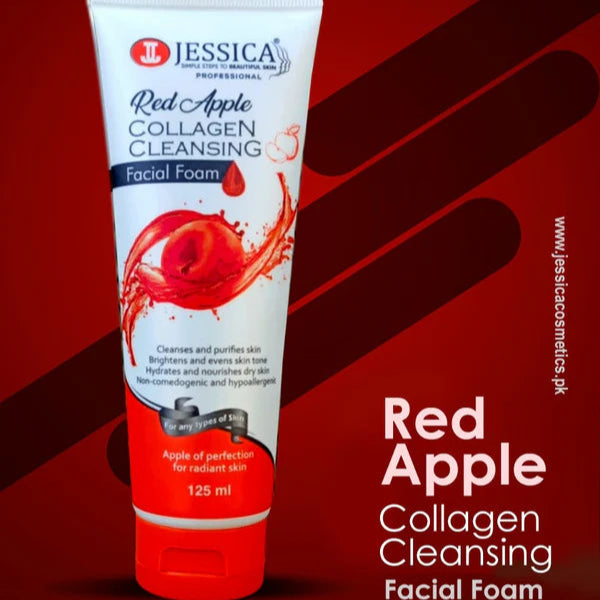 Jessica Red Apple Facial Foam 125ml