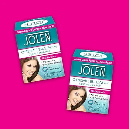 Jolen Creme Bleach, Mild Formula With Aloe Vera - 30ml