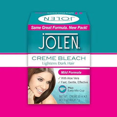 Jolen Creme Bleach, Mild Formula With Aloe Vera - 30ml