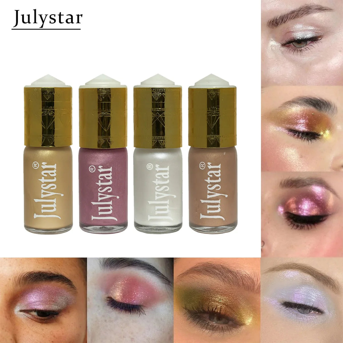 JulyStar Silky Glow Liquid Eyeshadow Highlighter - 15ml