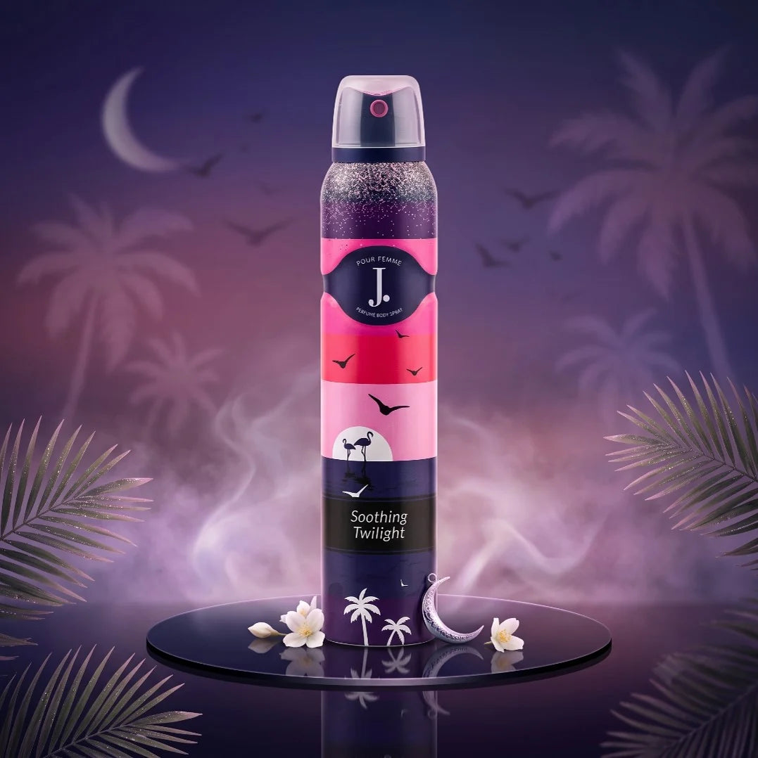 J. Soothing Twilight Body Spray for Women – 200ml