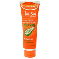 Junsui Face Wash with Whitening Papaya Scrub - 100g
