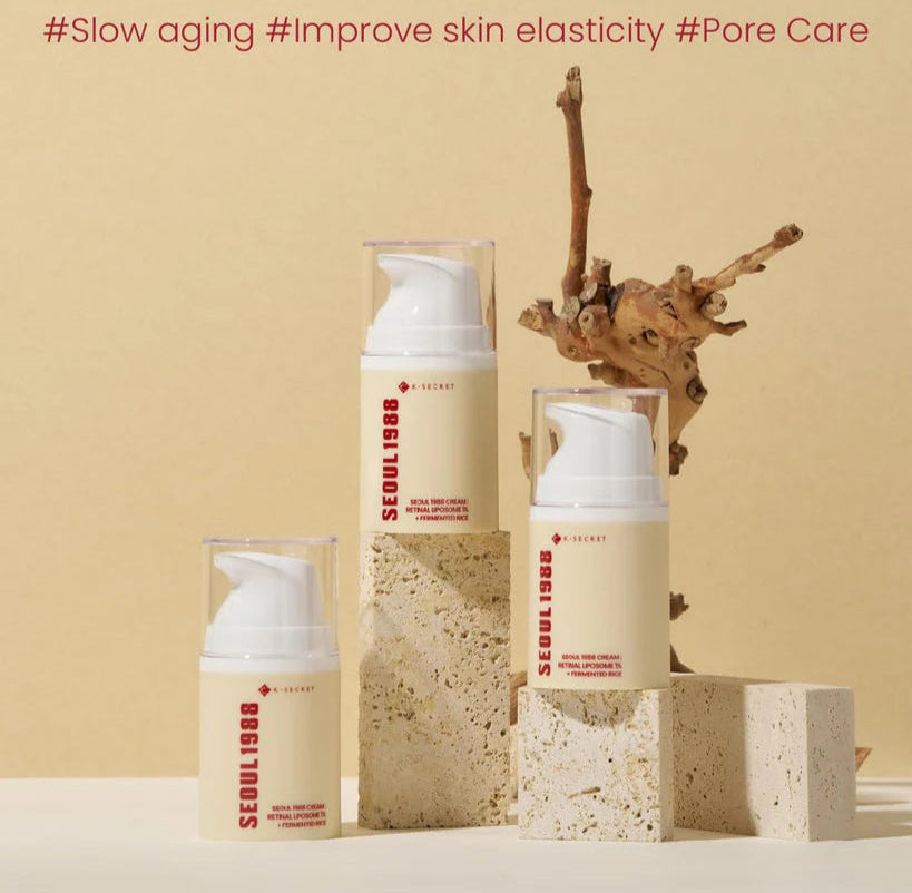 K-SECRET SEOUL 1988 Cream : Retinal Liposome 1% + Fermented Rice -  50ml