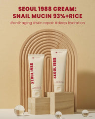 K-Secret Seoul 1988 Snail Mucin 93% + Rice Cream  - 100ml - Made in Korea