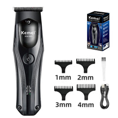 KM-593 Trimmer WIth Digital Display Display & Lithium Batteries