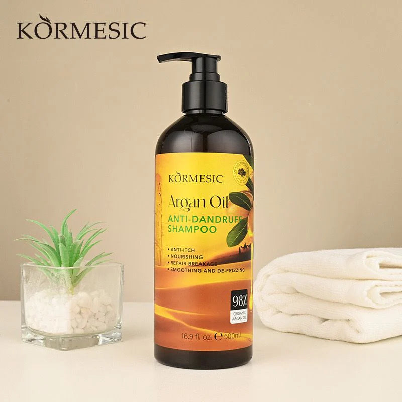 KORMESIC Argan oil Anti-Dandruff Moisturizing & Smoothning Shampoo 500ml