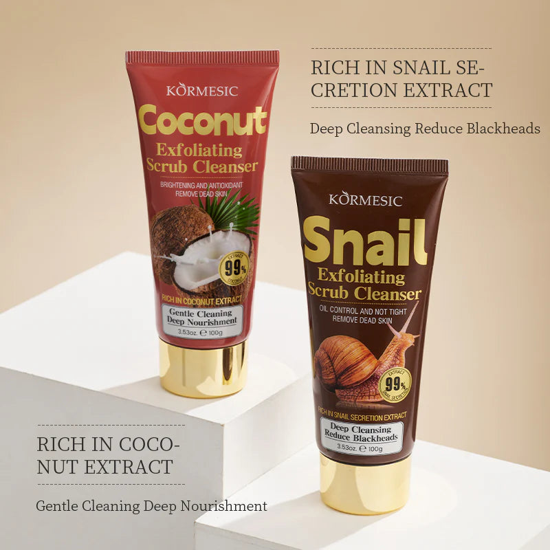 KORMESIC Snail Exfoliating Scrub Cleanser 100g