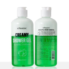 KORMESIC Green Apple Creamy Shower Gel Moisturizing and Brightening body wash & Shower Gel 290ml