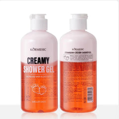 KORMESIC Strawberry Creamy Shower Gel Moisturizing and brightening body Wash & Shower Gel 290ml