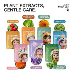 KORMESIC Cartoon Design Style Deep Moisturizing Brightening Facial Mask