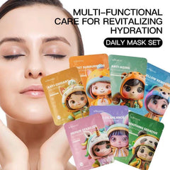 KORMESIC Cartoon Design Style Deep Moisturizing Brightening Facial Mask