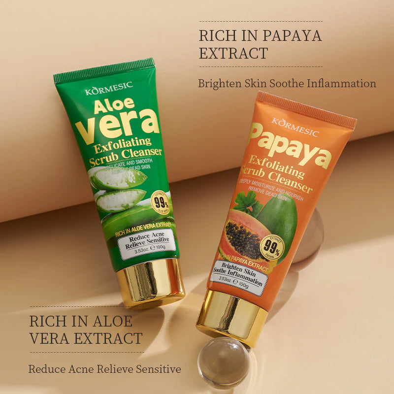 KORMESIC Aloe Vera Exfoliating Scrub Cleanser 100g