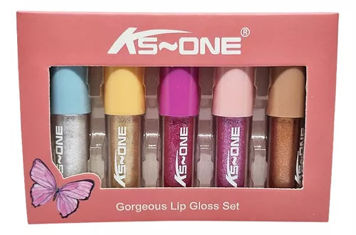 KS one lipgloss & eyeshadow 5pcs