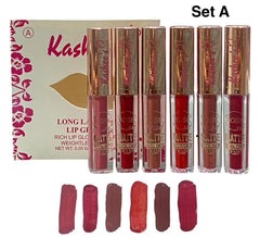 Kasheee's 6 Pcs Matte Lipgloss Set