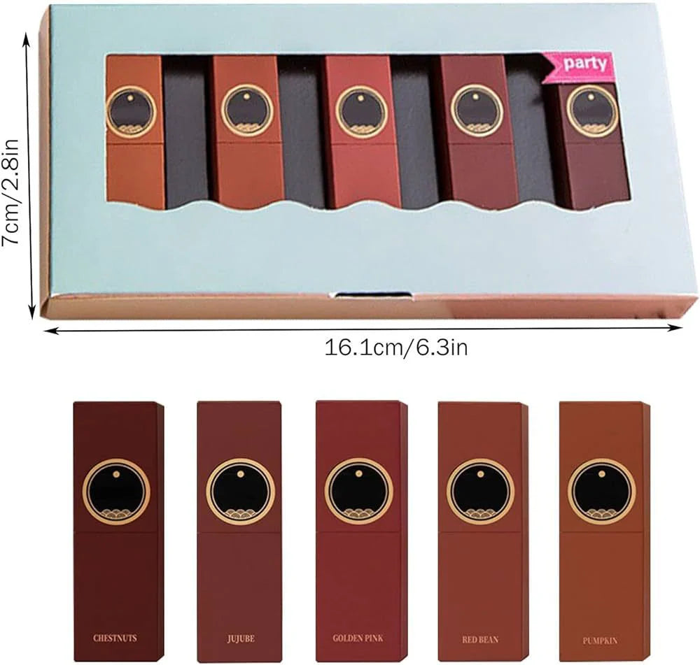 Kaxier 5 Pcs Lipstick Set Velvet Lipstick