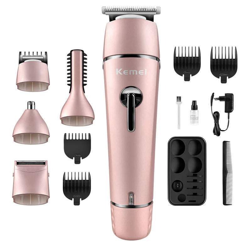 Kemei KM-1015 Super Rechargeable Grooming Kit 10-in-1