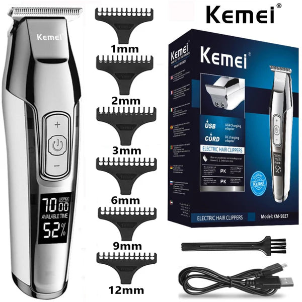 Kemei Professional  KM-5027 Hair Clipper Beard Trimmer for Men