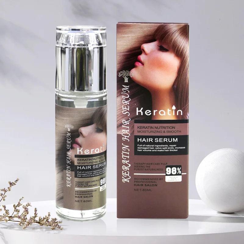 Keratin Moisturizing & Smooth Hair Serum 80ml