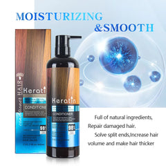 Keratin Hair Treatment Shampoo Hair Mask & Serum Pack of 3