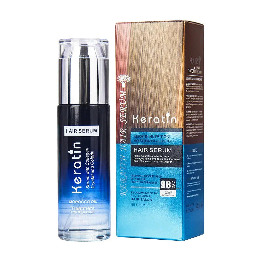 Keratin Hair Treatment Shampoo Hair Mask & Serum Pack of 3