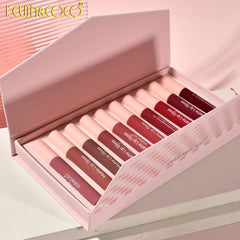 Kevin & Coco Super Matte 10 Pcs Lip Gloss Set
