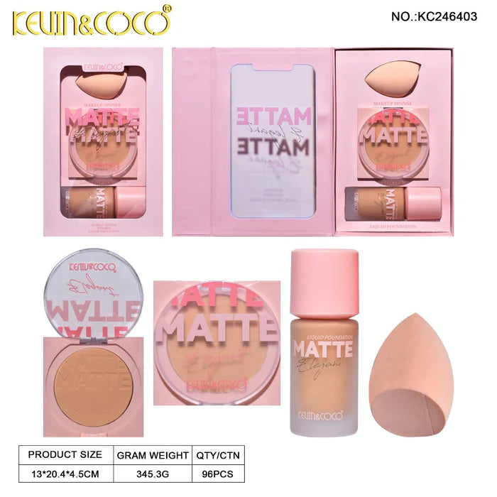 Kevin & Coco Flawless Matte Makeup Kit