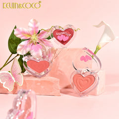 Kevin & coco 4-COLOR Heart Shape Box Airy Mousse Blush
