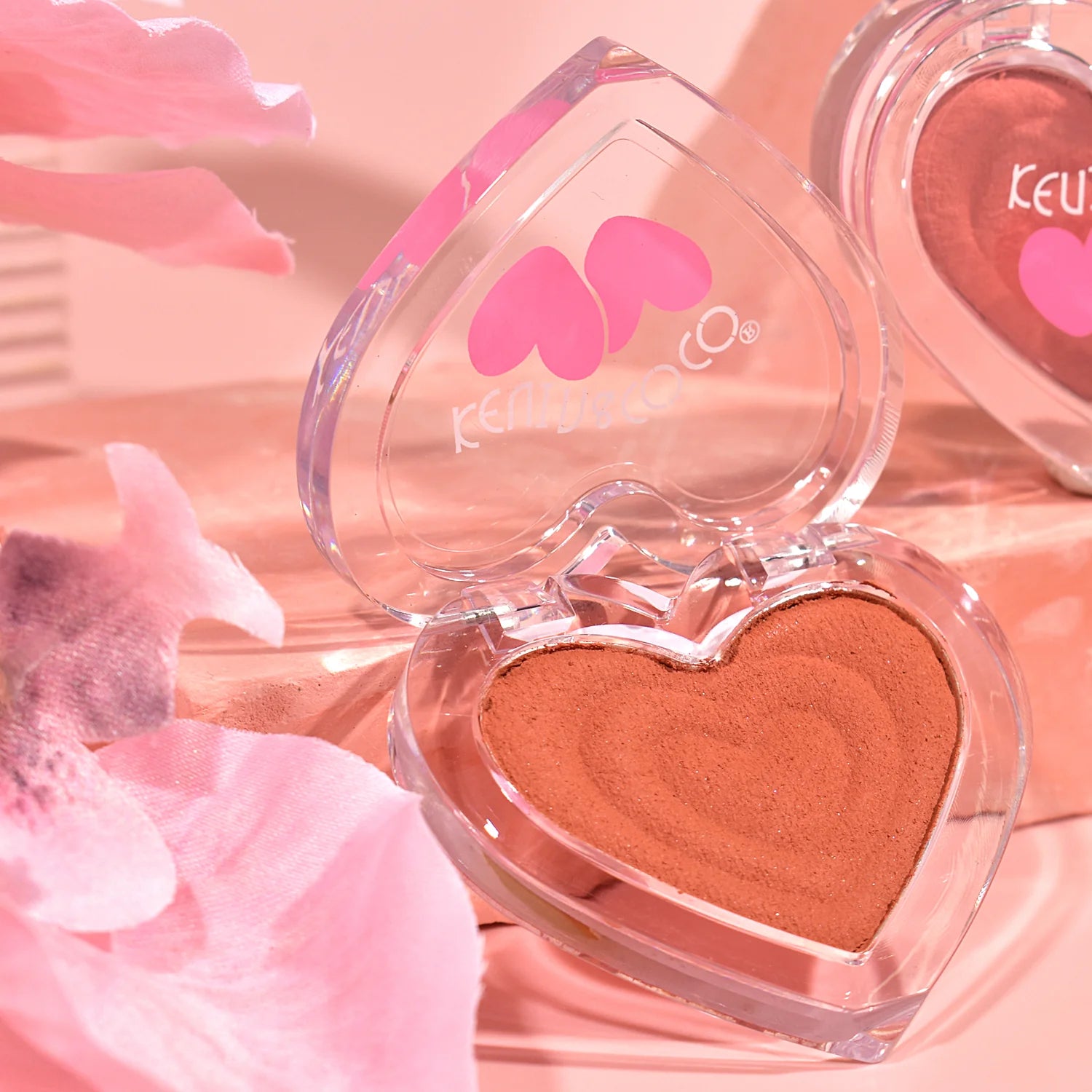 Kevin & coco 4-COLOR Heart Shape Box Airy Mousse Blush