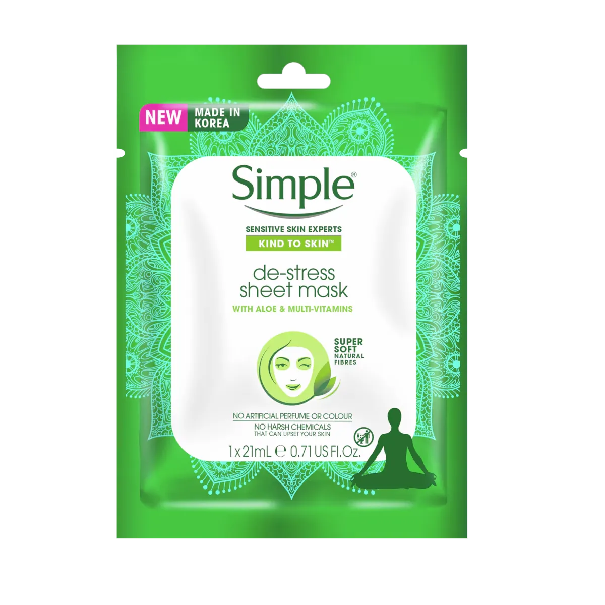 Simple Kind to Skin De‑Stress Sheet Mask
