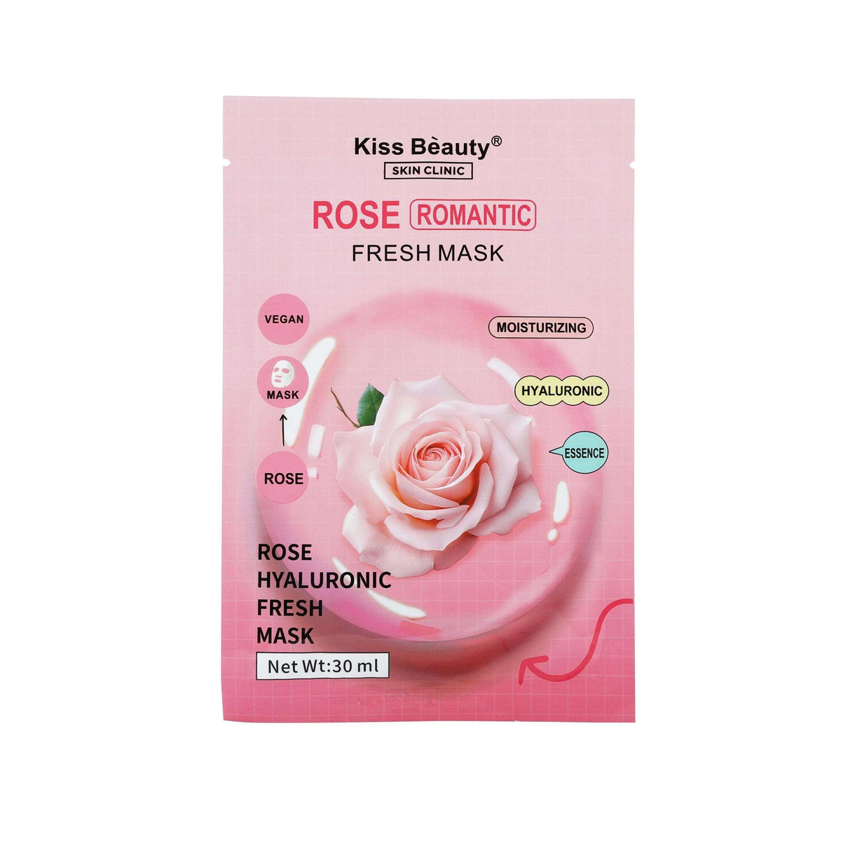 Kiss Beauty Vegan Hyaluronic Face Sheet Fresh Mask