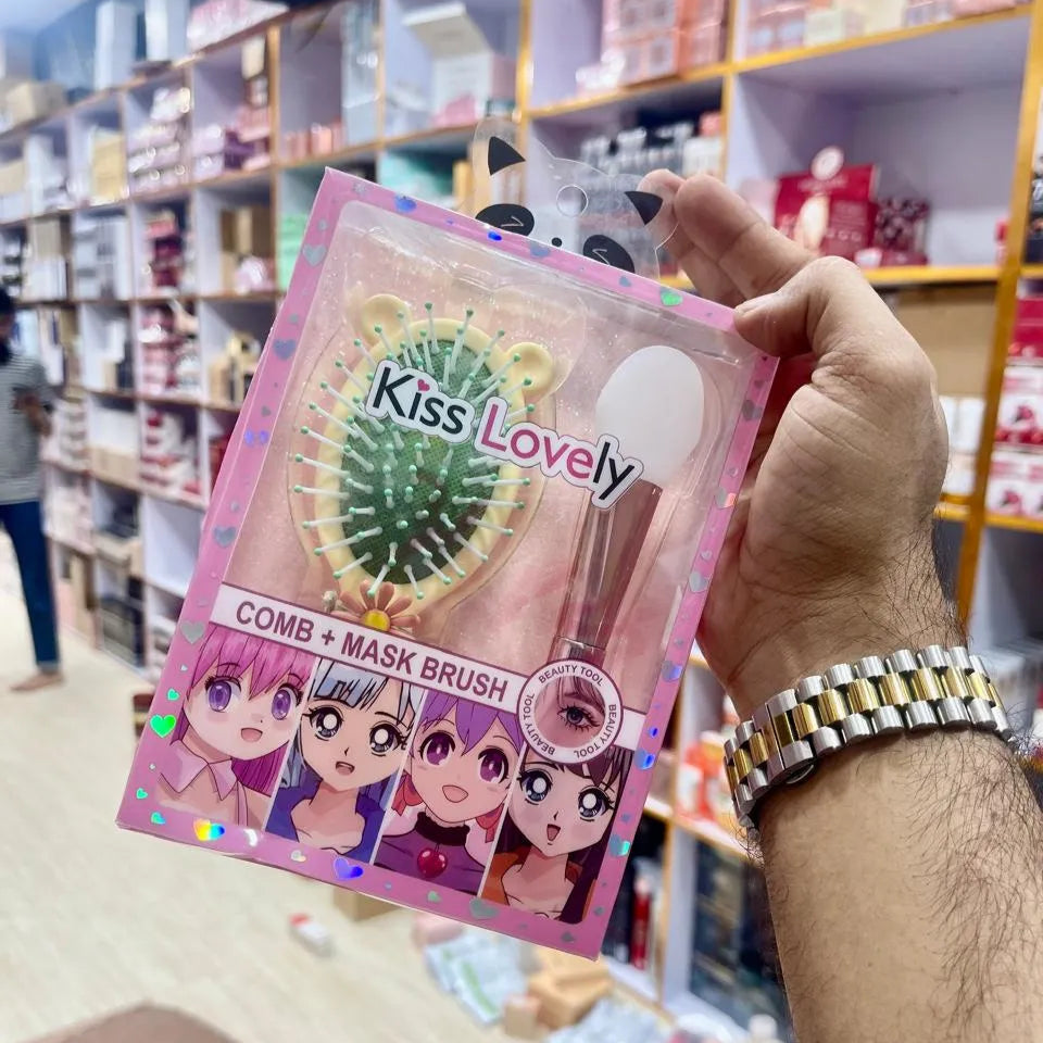Kiss Lovely Comb and Mask Brush