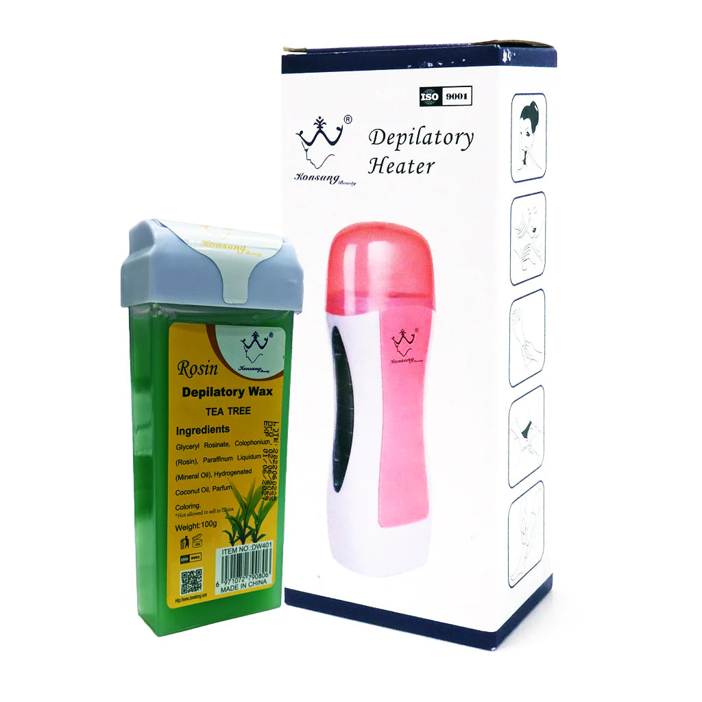 Depilatory Heater with Rosin Wax