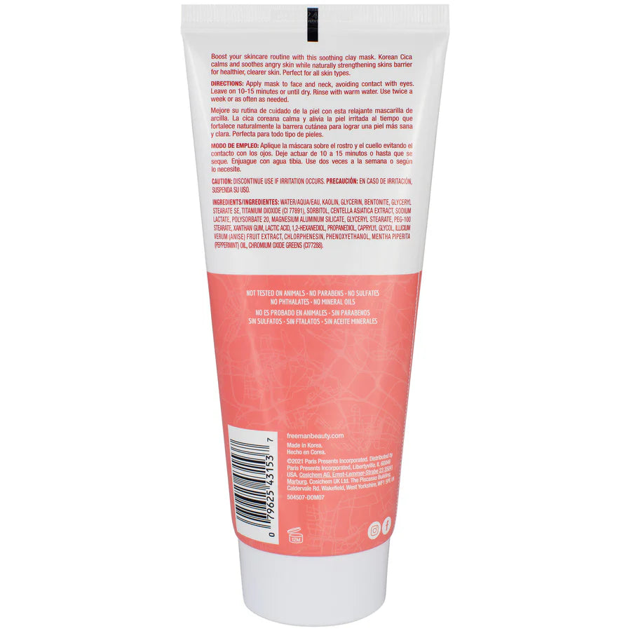 Freeman Exotic Blends Soothing Korean Cica Clay Mask 75ml
