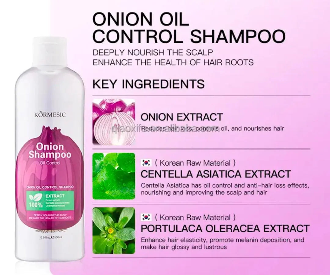 Kormesic Onion Oil Control Shower Gel & Shampoo 500ml