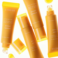 Laneige Mango Lip Glowy Balm, Shea Butter, Murumuru Seed Butter - 10g