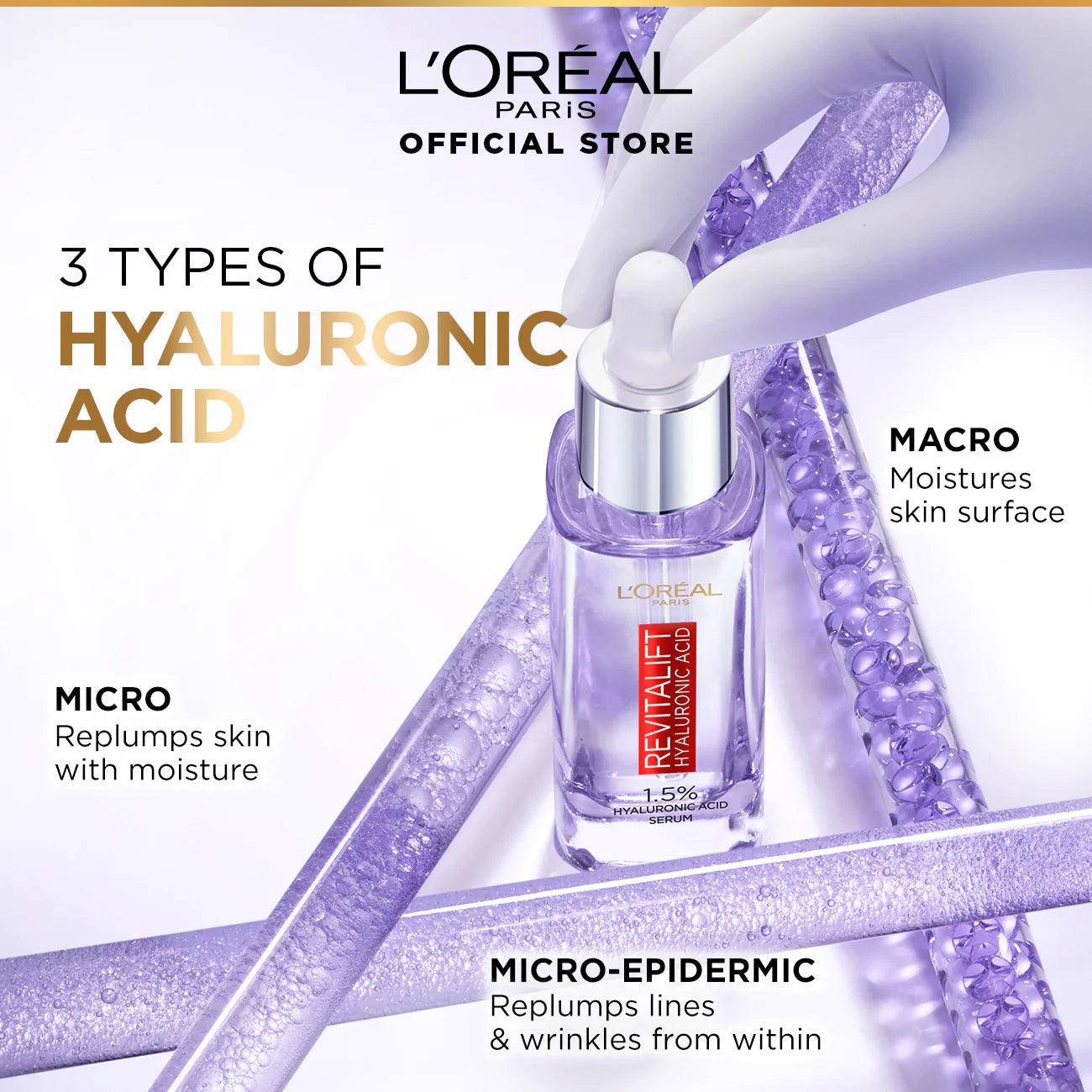 L'Oreal Serum With 1.5 % Hyaluronic Acid