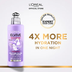 LOreal Paris - Elvive Hyaluron Moisture - Moisture Filling Night Cream - 200ml