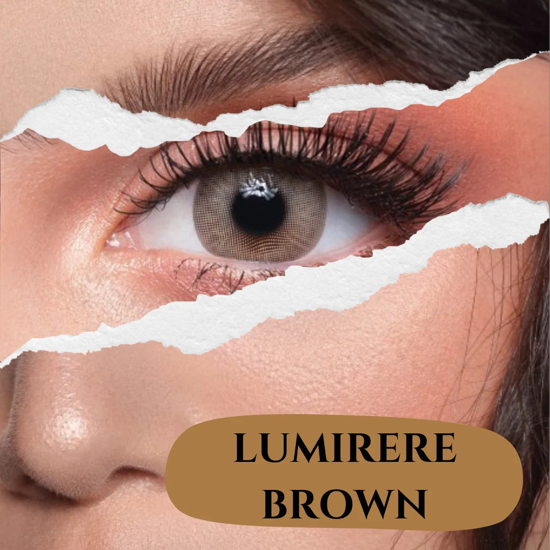 Dahab Gold Collection LUMIRERE BROWN Contact Lenses