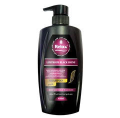 Relax Lustrous Black Shine Shampoo - 650ml