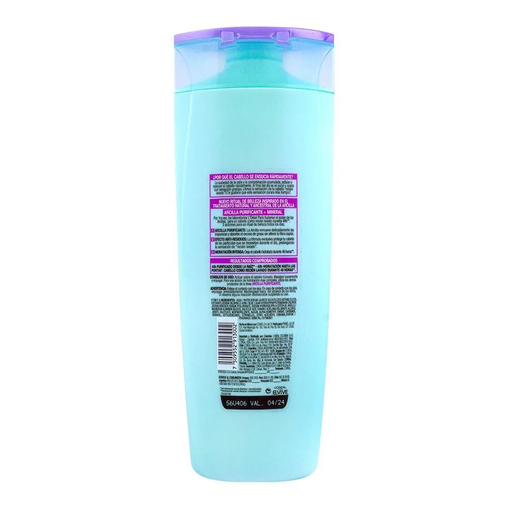 L'Oreal Paris Elvive Purifying Clay + Mineral Shampoo - 400ml