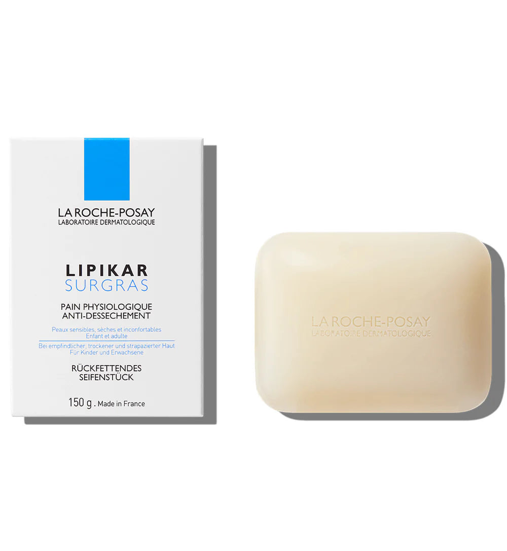 La Roche-Posay Lipikar Surgras Anti-Dryness Cleansing Bar Soap 150g