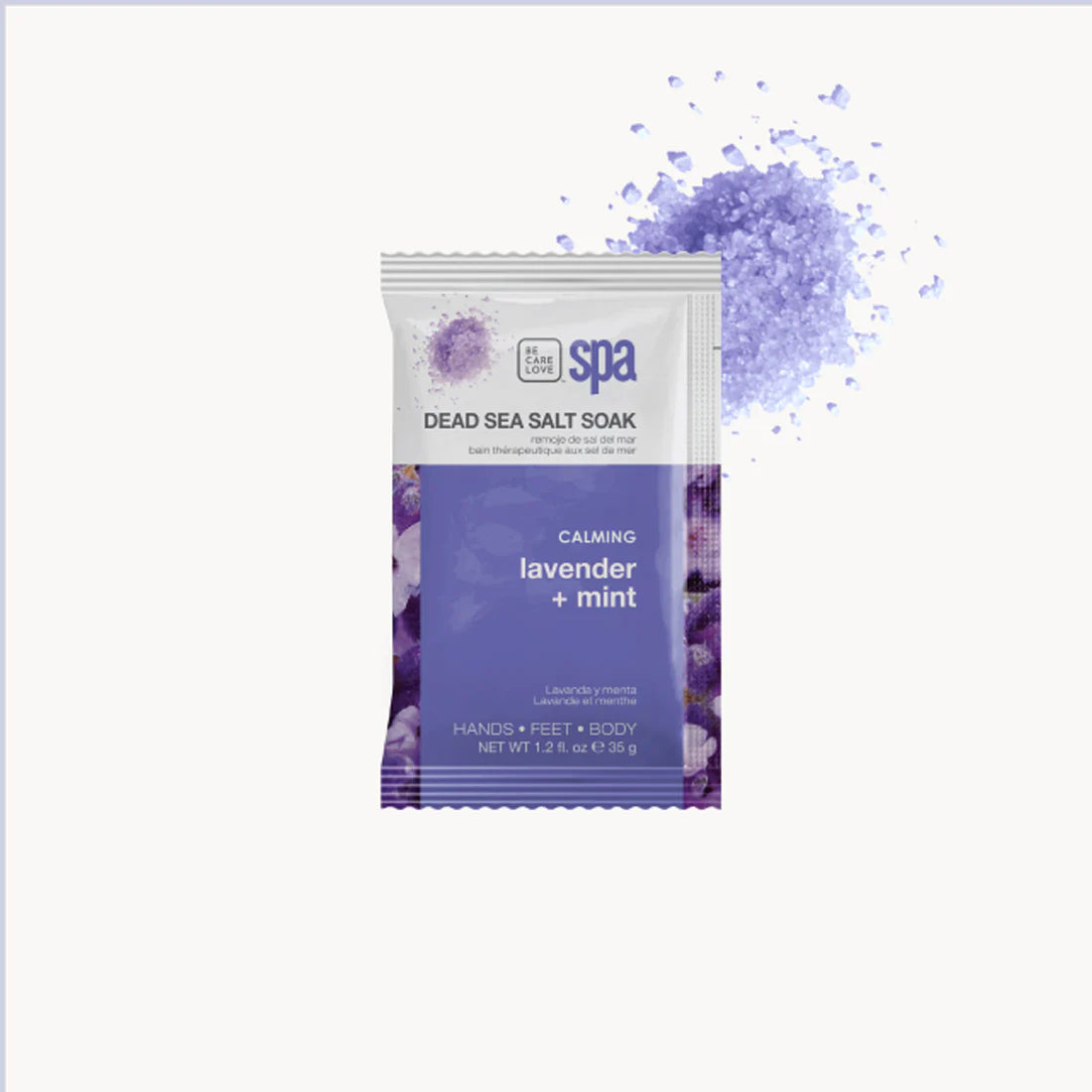 Be Care Love Lavender and Mint Calming Spa 4 Pcs Set