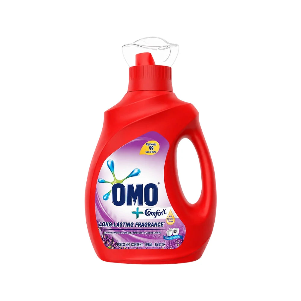 Omo + Comfort Long-Lasting Fragrance Liquid Laundry Detergent - 968ml