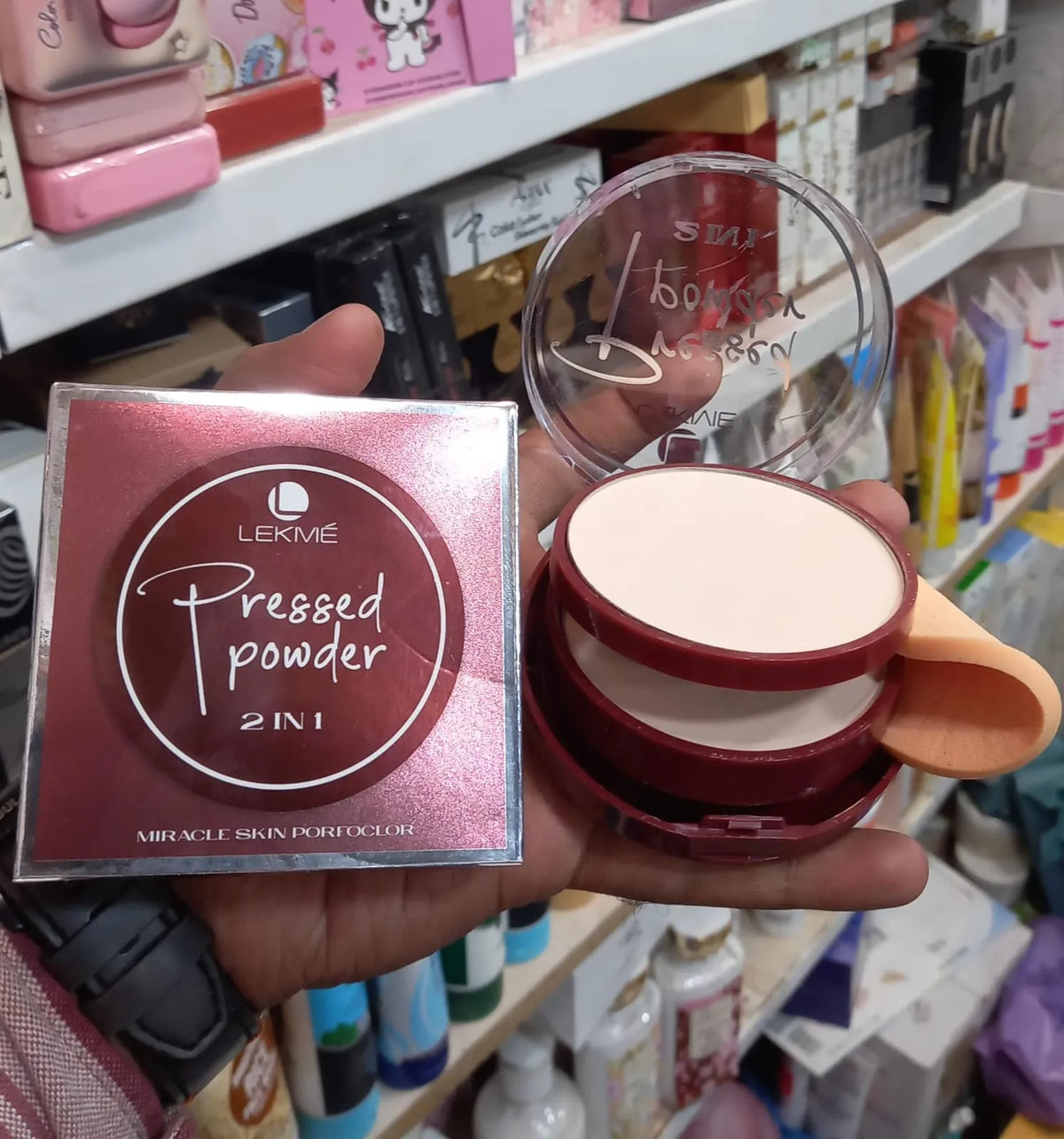 Lekme 2 in 1 face powder