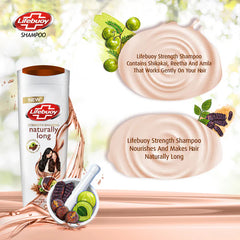 Lifebuoy Naturally Long Amla Reetha & Shikakai Strength Shampoo, 90ml