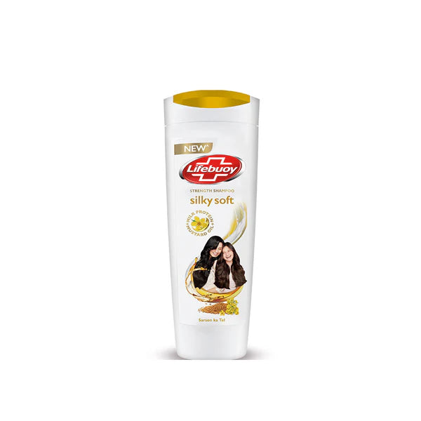 Lifebuoy Silky Soft Milk Protein + Mustard Oil Strength Shampoo 90ml
