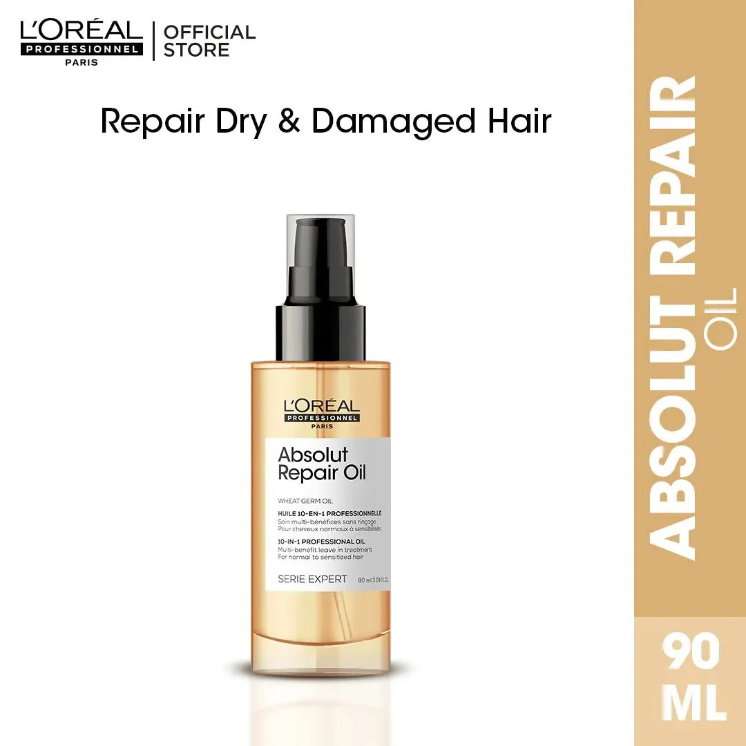 Original Loreal Absolute Repair 10 in 1 Oil 90ml (Mythic Oil Formulation)